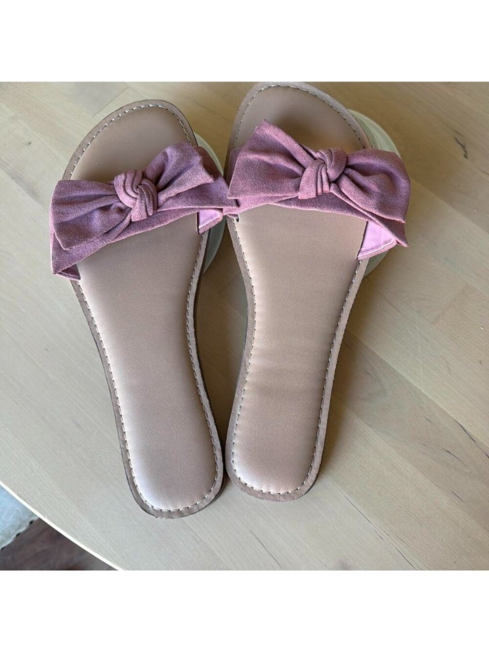 Pink Bow Slides